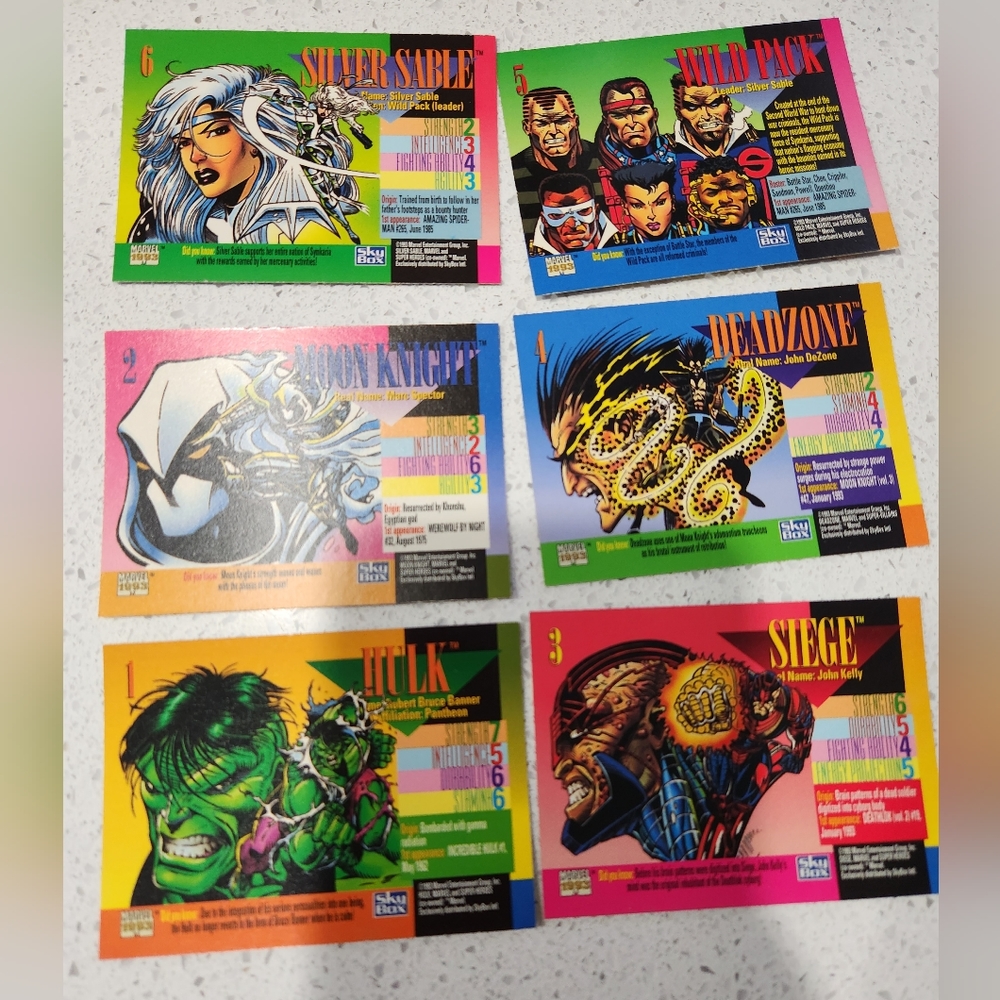 1993 Marvel Skybox 180 Card Collection! - Picture 7 of 7